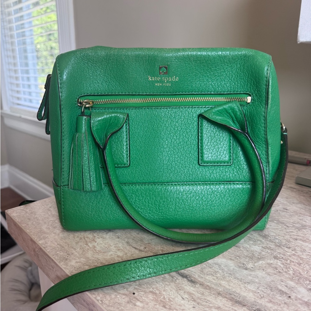 Kate Spade Vibrant Green Shoulder Bag